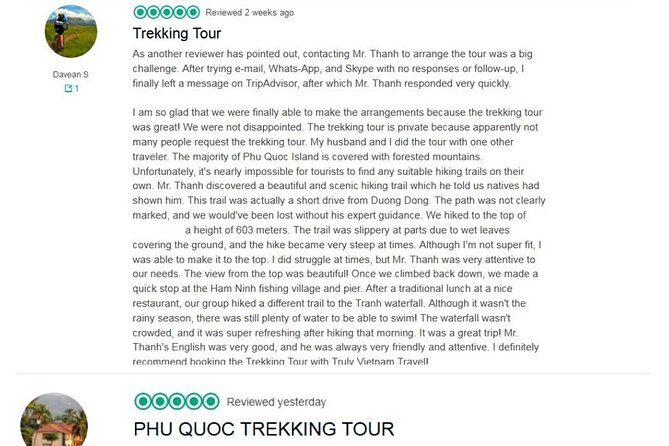 Phu Quoc Private Trekking Tour - Key Points