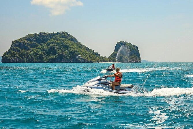 Phuket 6 Islands by jet ski Yamaha 4 hours 50 KM and Snorkelling - Key Points