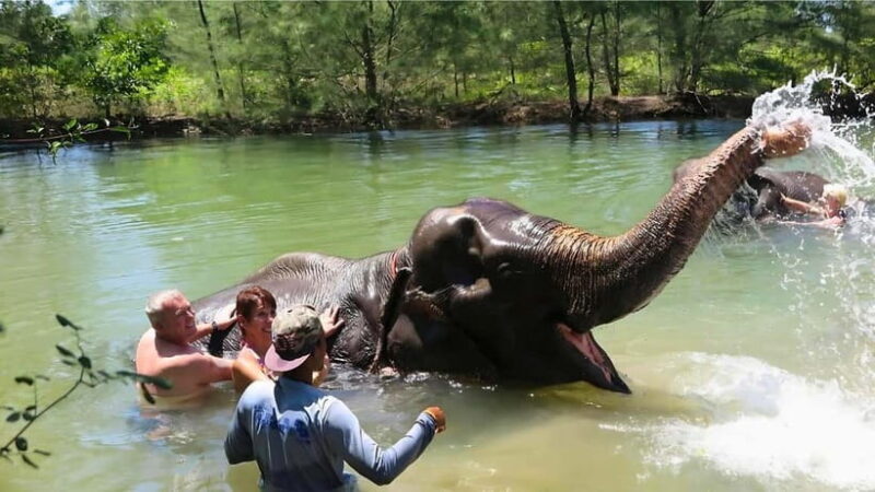 Phuket: Bamboo Rafting, ATV (Optional), Elephant Bathing. - Key Points