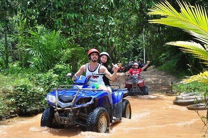Phuket-Phang Nga: White Water Rafting 7 km.-Zipline-ATV-Lunch - Key Points