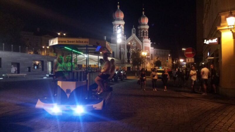 Pilsen: 1.5-Hour Beer Bike with Unlimited Beer - Key Points