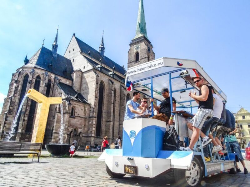 Pilsen: 1.5-Hour Beer Bike with Unlimited Beer - An Authentic and Lively Way to Explore Pilsen