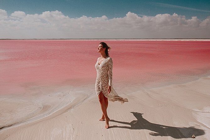 Pink Lake Tour from Las Coloradas with lunch and boat ride - Key Points