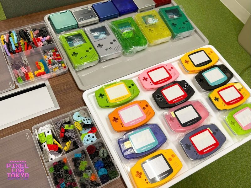 Pixel Lab Tokyo: Gameboy Mod Workshop (Original/Advance/SP) - The meeting point needs a quick check