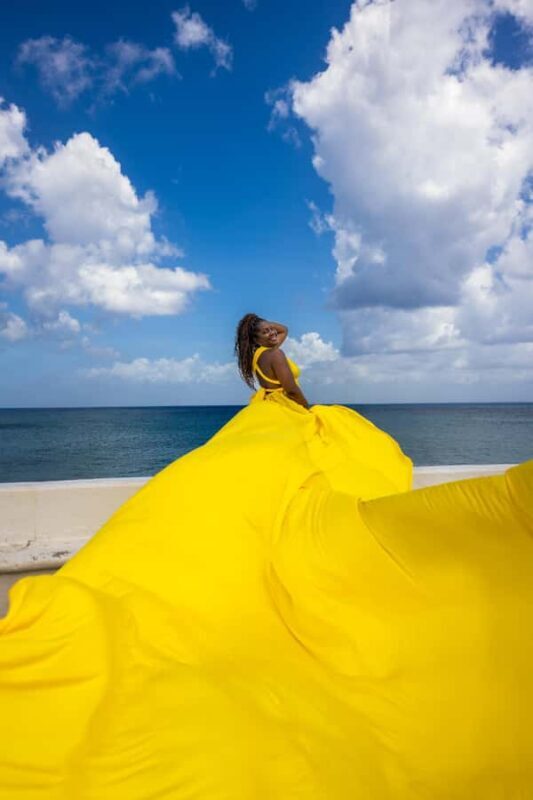 Playa del carmen: Flying dress walking tour with local guide - Key Points