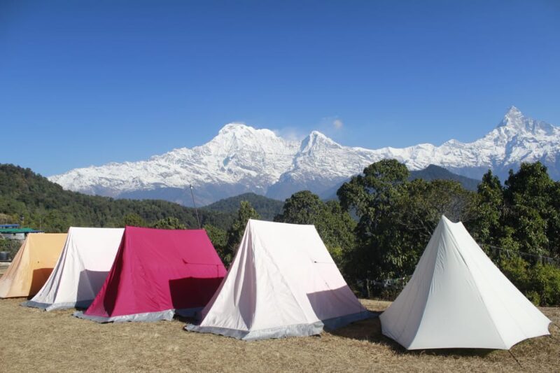 Pokhara: One night camping, campfire stay at Australian camp - Key Points