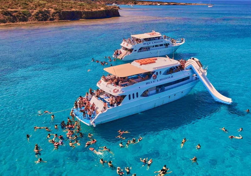 Polis: Paphos & Blue Lagoon Boat Cruise with Waterslide - A Closer Look at the Blue Lagoon Boat Cruise
