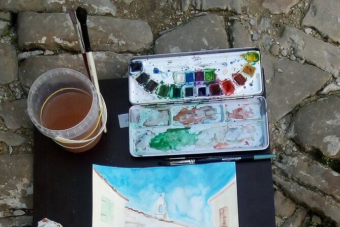 Pore painting course - painting in Istria - A Closer Look at the Watercolor Painting Course in Porec