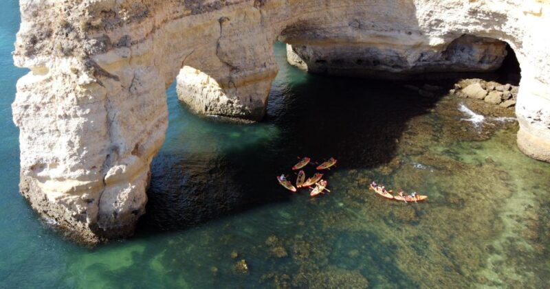 Portimão: Benagil Caves Speedboat and Kayak Guided Tour - The Details of the Tour