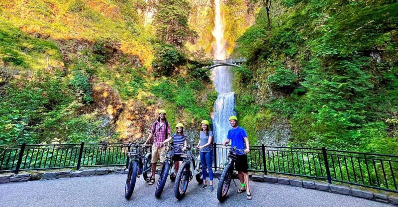 Portland: E-Bike Tour at Multnomah Falls - Detailed Breakdown of the Itinerary
