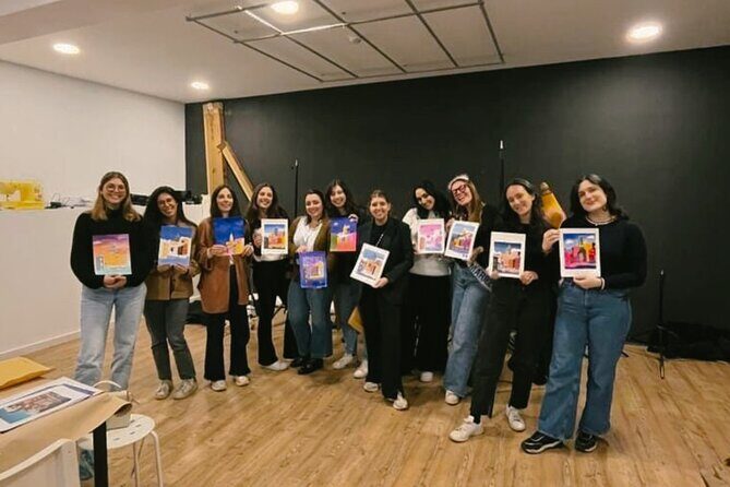 Porto: Acrylic Painting Workshop for Groups at Antero de Quental - A detailed look at the experience
