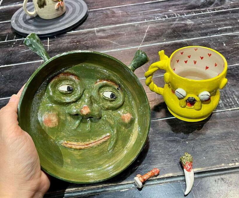 Pottery with Local Artist  Fast Firing, Ships Worldwide - Exploring the Pottery Workshop in Halong Bay