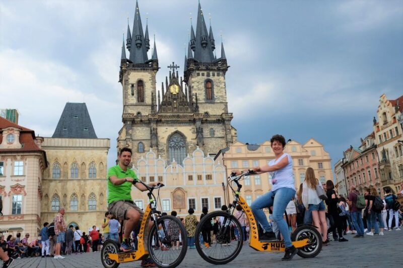 Prague: 2-Hour Old District & Riverside E-Scooter Tour - Key Points