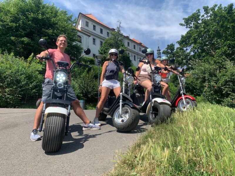 Prague 3 Hours Grand Fat-tire E-scooter Tour - Key Points