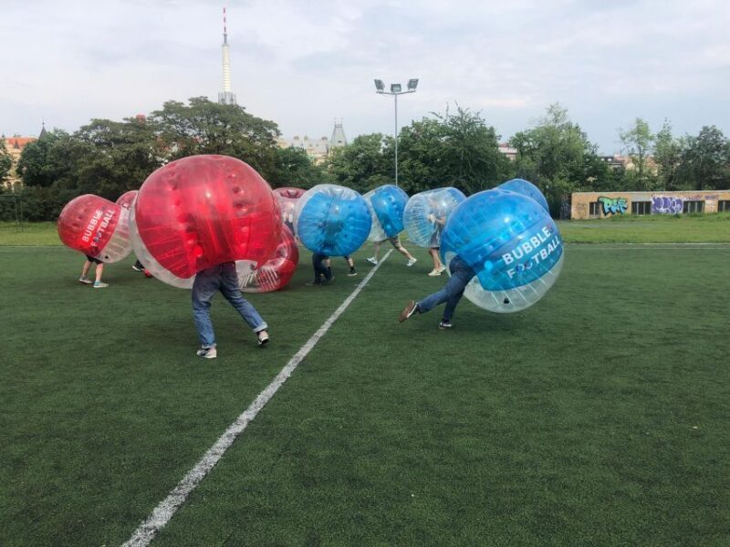 Prague: Bubbles football - Zorb Football in centrum - Key Points