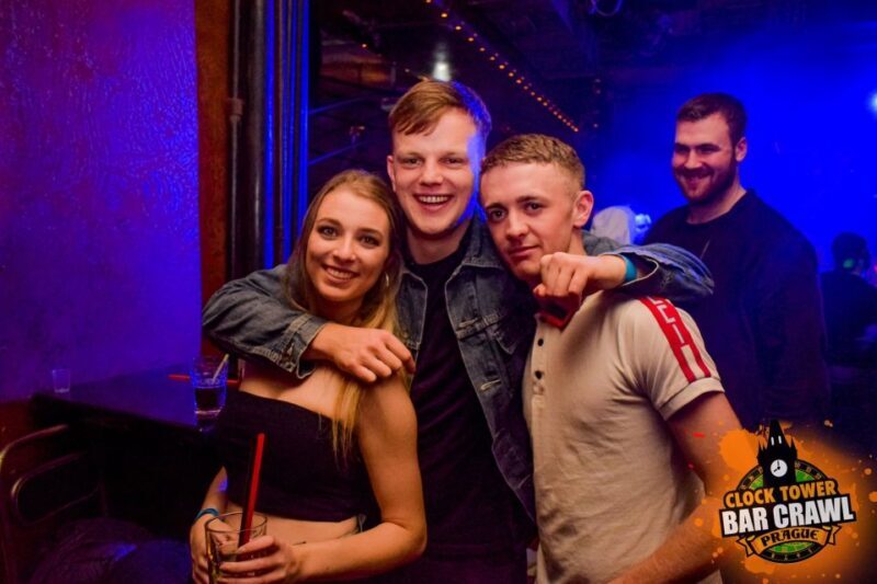 Prague: Clock Tower Bar Crawl with Drinks and Shots - A Well-Balanced Night Out