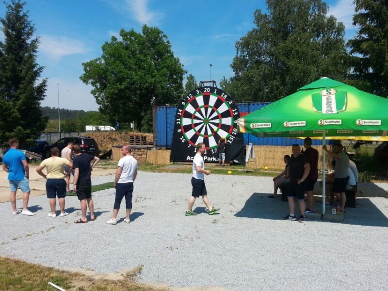 Prague : Giant Foot Darts and Giant Beer Pong Game - What to Expect from This Tour