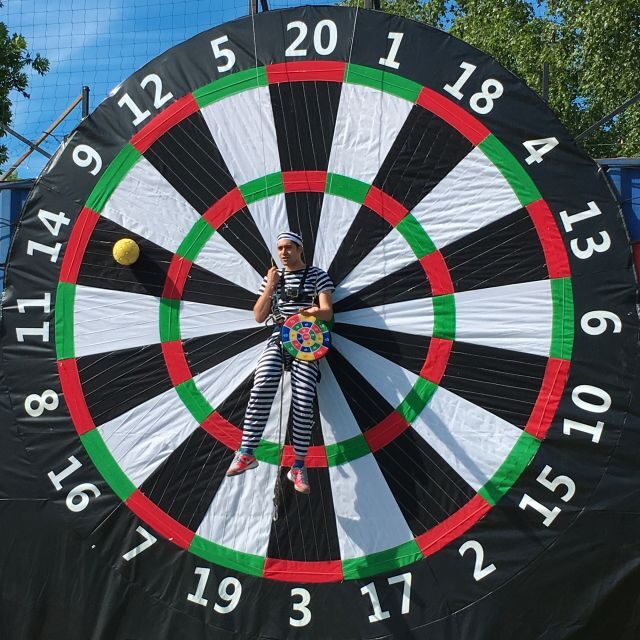 Prague : Giant Foot Darts and Giant Beer Pong Game - The Sum Up