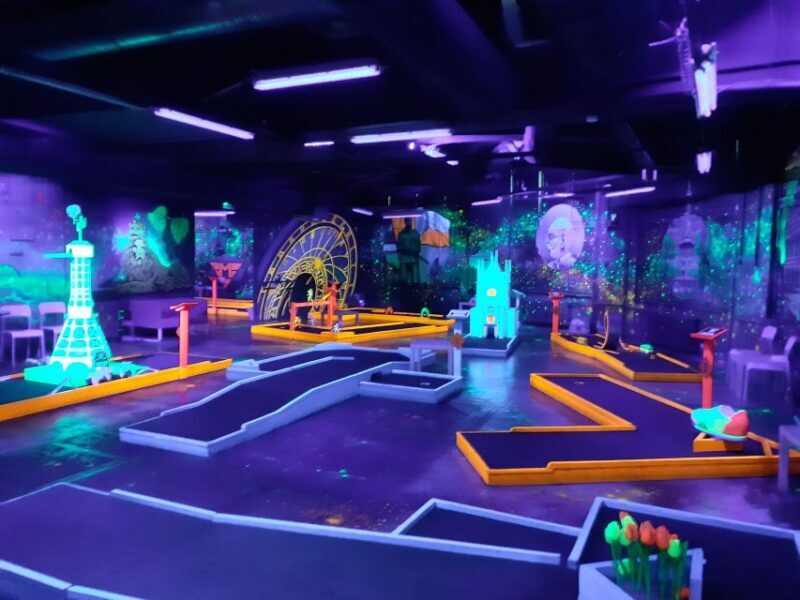 Prague: Glow Golf Mini Golf Game by UV Light - Key Points