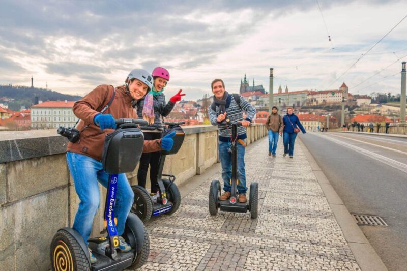 Prague: Grand Segway and eScooter Live Guided City Tour - Exploring Prague on a Double Transportation Adventure