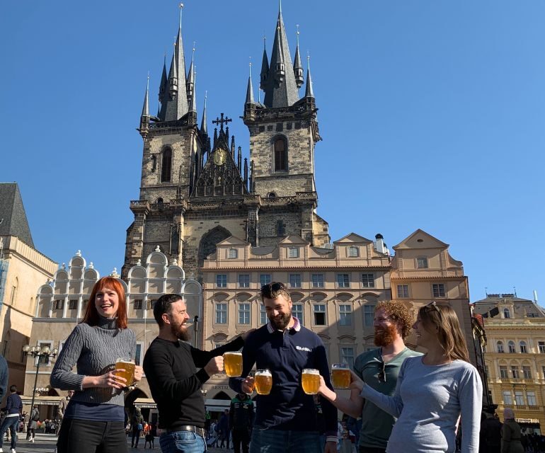 Prague: Historic Pubs Tour with Drinks - Drinking and Food Details