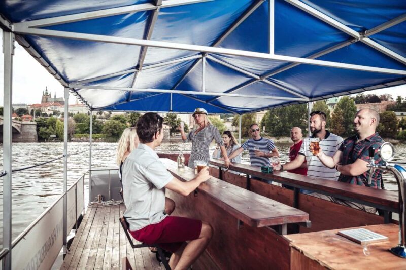 Prague: Private Cycle Boat River Tour with Beer or Prosecco - Key Points