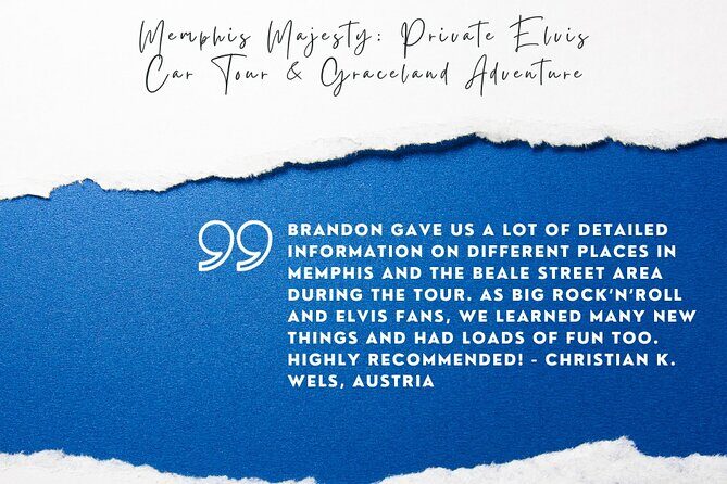 Premium Elvis Experience: City Tour with Graceland Tickets - Practical Tips
