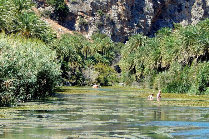 Preveli Beach and Damnoni Kourtaliotikowaterfalls from Rethymno - Key Points