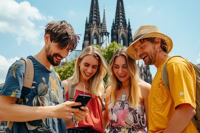 Private audio book city rally around Cologne Cathedral and the Old Town - Key Points