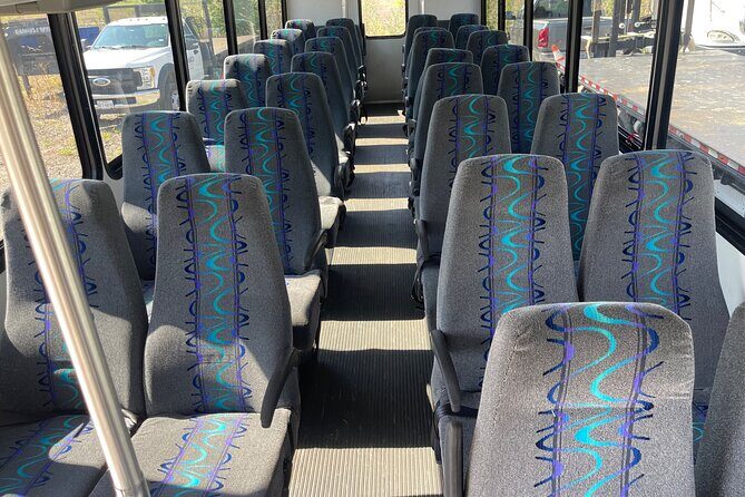 Private Austin Bergstrom Airport Transfer Charter Bus to Austin - The Sum Up