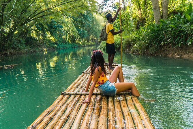 Private Bamboo Rafting on the Great River from Montego Bay - A Gentle Journey Through Jamaicas Hidden Waterway