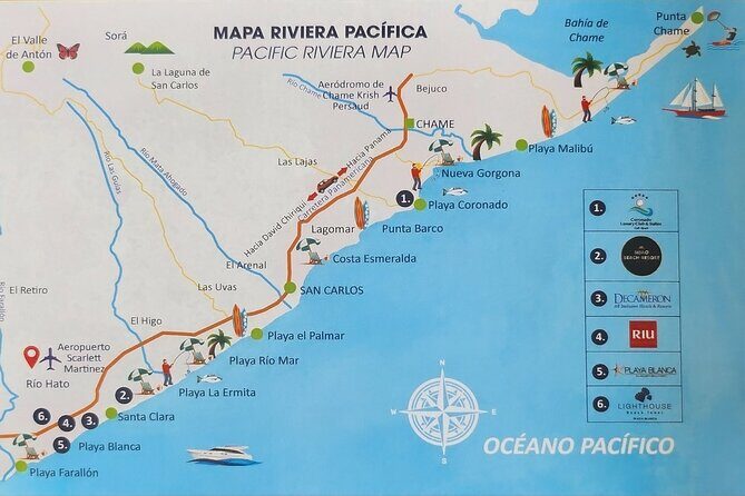 Private Beach Day in Santa Clara Pacific Ocean - Key Points