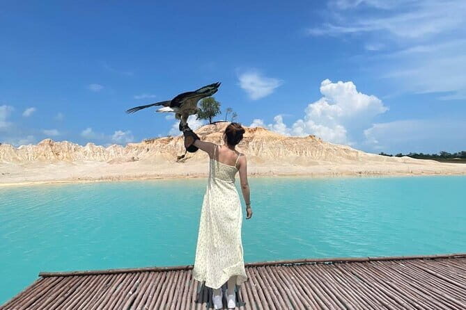 Private Blue Lake and Sand Dunes - Exploring the Bintan Sand Dunes and Blue Lake