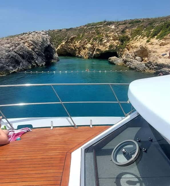 Private Boat Charter Rio 44 Full/half day Private Cruises - Discovering Malta’s Hidden Coastline on a Private Boat