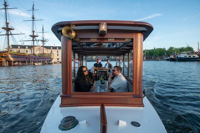 Private Boat Tour Amsterdam - 90 Min incl. welcome drink on historic saloon boat - The Itinerary: What You Can Expect