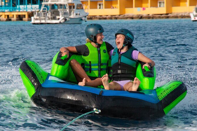 Private boat tour with fun tube - Exploring Bonaire’s Waters with a Private Boat and Fun Tube