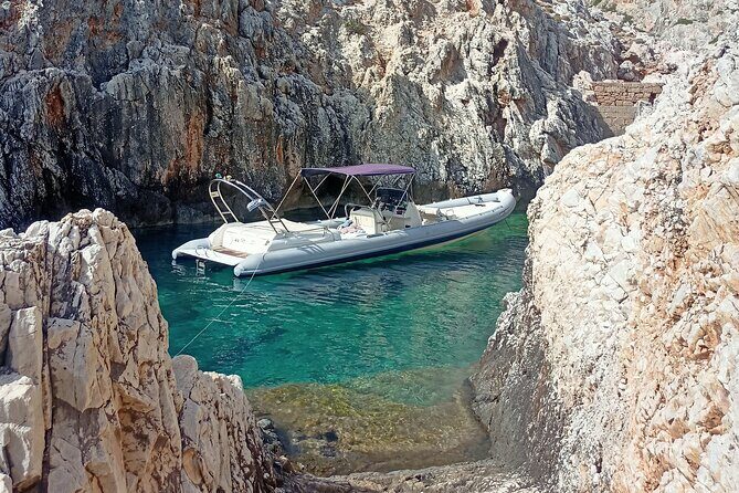 Private Boat Trip Chania Seitan (price per group-up to 9 people) - A Deep Dive into the Crete Coastline by Boat