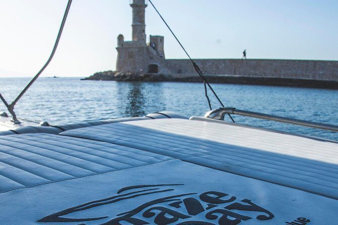 Private boat trip Chania - Thodorou - Lazaretta (price per group-up to 9 people) - Lazaretta Island: The Swim Stop