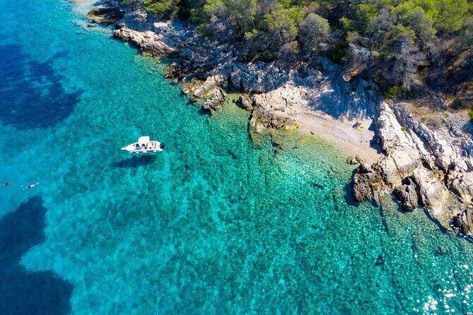 Private Boat Trip - Swim and Chill in Crystal Blue ibenik - Key Points