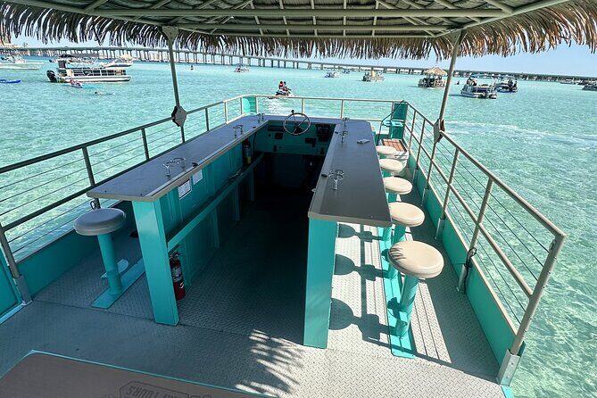 Private Crab Island 18 Passenger Tiki Pontoon Adventure - The Experience in Detail