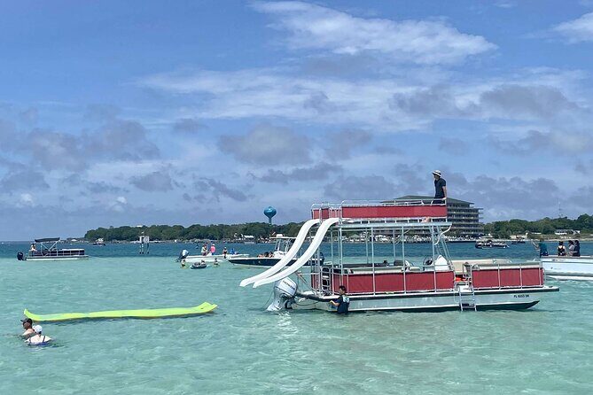 Private Crab Island Double Slides Pontoon Charter - Important Details for Planning
