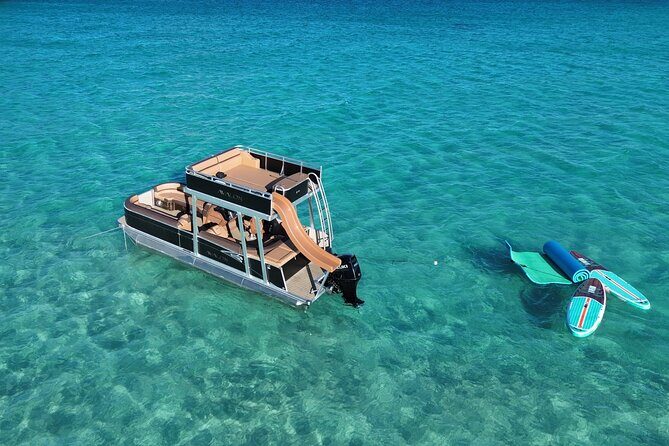 Private Crab Island Luxury Slide Pontoon Charter - The Experience: A Closer Look at the Crab Island Private Charter