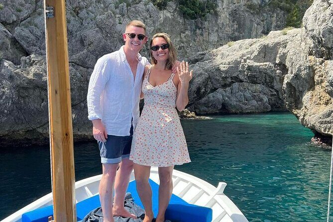Private day aboard a typical boat from Positano to Amalfi - Key Points