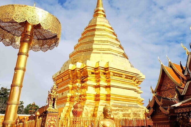 Private Day Tour Doi Suthep Temple and Handicraft Center - Key Points