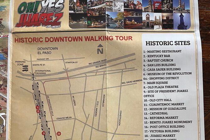 Private Downtown City Sightseeing Tour of Juarez Mexico - Key Points