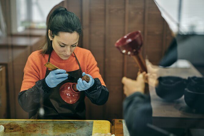 Private Echizen Lacquer Painting Experience and Cycling Tour - Workshop Tour: Inside a Lacquerware Studio