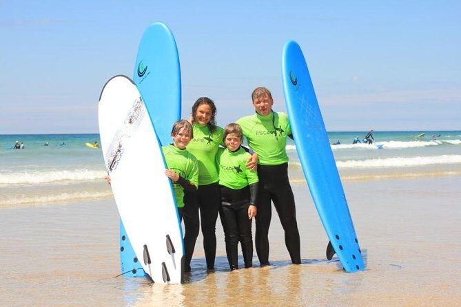 Private Family / Small-Group Surf Lesson (max. 4) in Newquay. - Discover the Joy of Surfing with a Private Family Lesson in Newquay