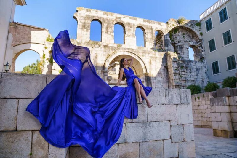 Private Flying Dress Photo Session in Split, Croatia - Key Points