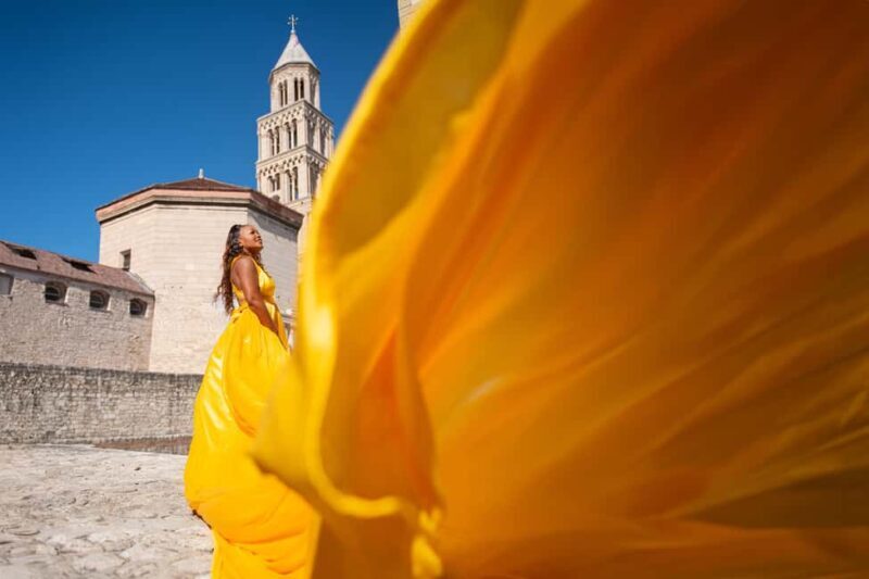 Private Flying Dress Photo Session in Split, Croatia - What to Expect: A Step-by-Step Breakdown