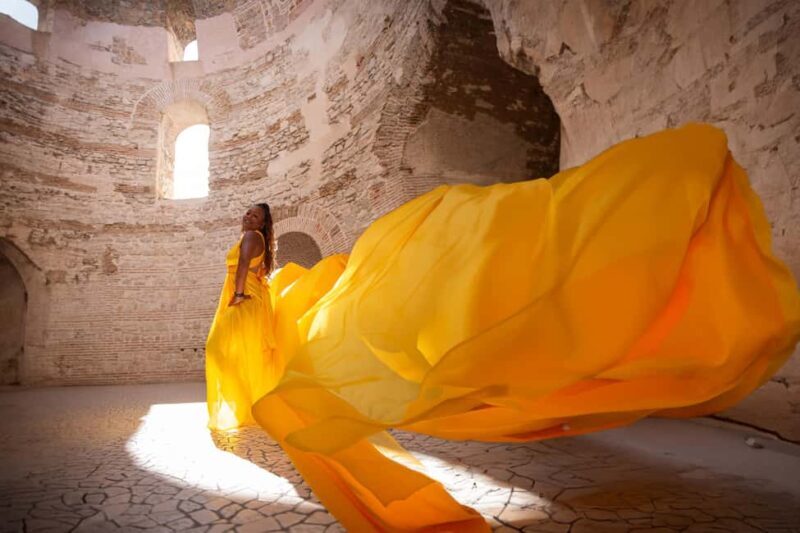 Private Flying Dress Photo Session in Split, Croatia - Who Will Love This?